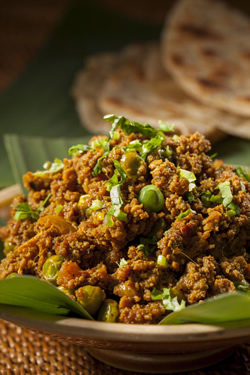 Keema Matar-Dry Mutton Curry