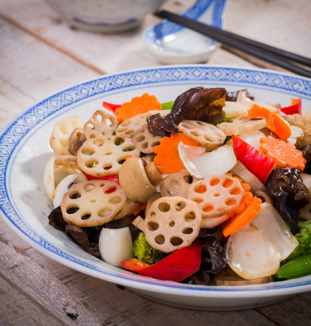 Crispy Stir-Fry Vegetable Lotus Root Recipe Chinese Style