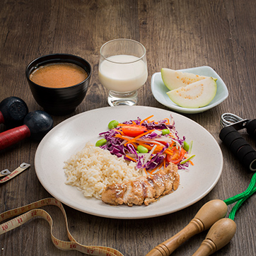 Bon Appetite with Healthy Teriyaki Chicken Set