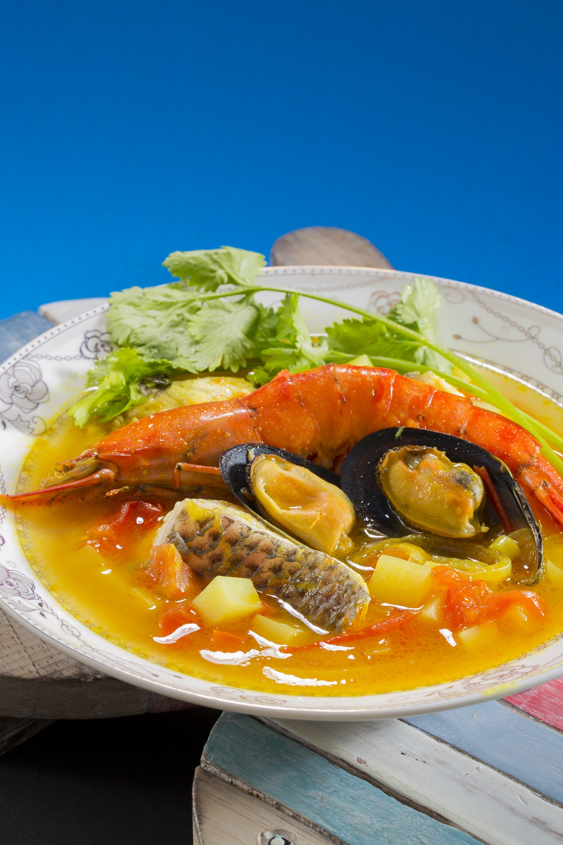 Stew Makanan Laut Portugis