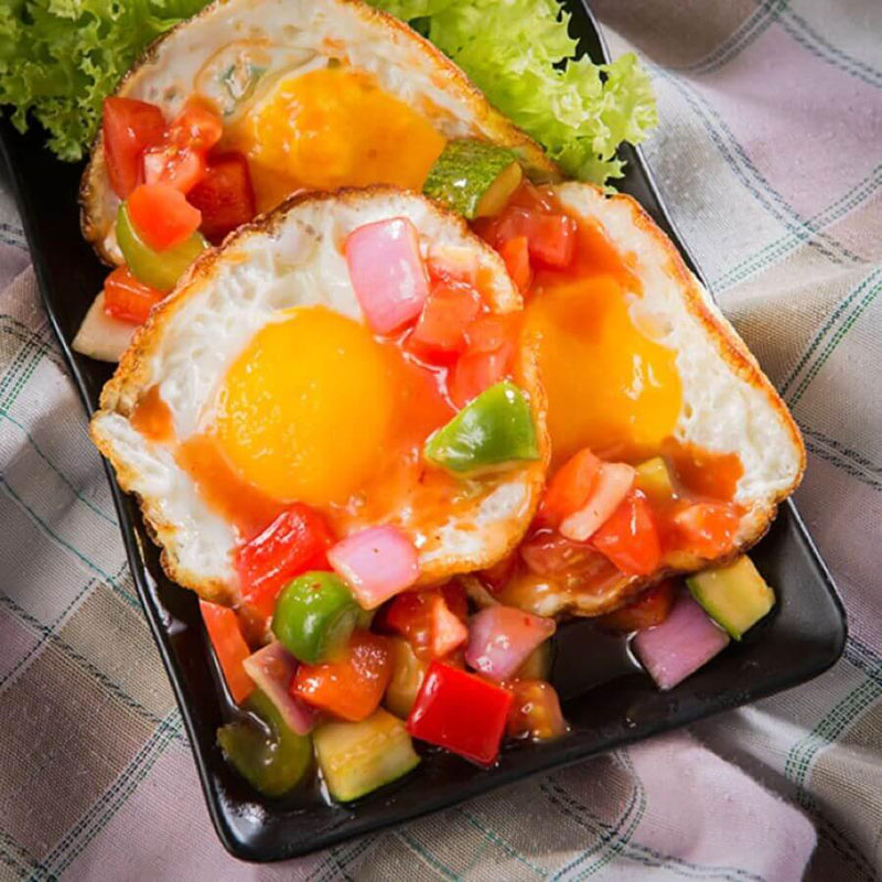 makanan diet sihat #4 telur mata masam manis