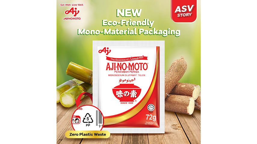 Ajinomoto Developed Environmental-Friendly “Mono-Material” Packaging
