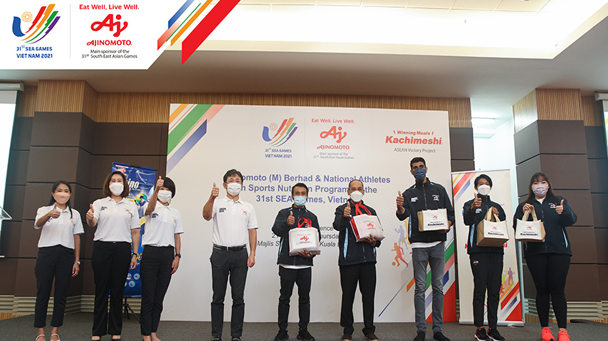 Ajinomoto (M) Berhad Collaborates with National Athletes in Sports Nutrition Program as the Preparation of the 31st SEA Games, Vietnam