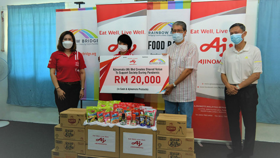 Ajinomoto (M) Bhd joins efforts to help elderly and children’s  homes facing hard times caused by Covid-19 pandemic