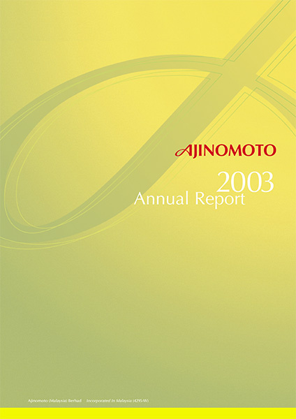 Ajinomoto Annual Report 2003