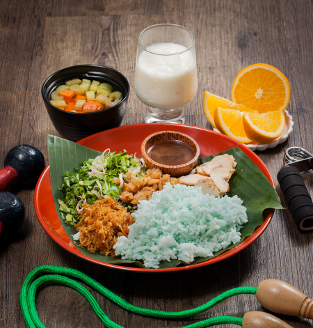 Kerabu Rice (Moderate)
