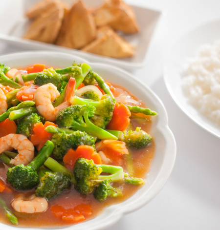 Mixed Vegetables with Sweet and Sour Gravy